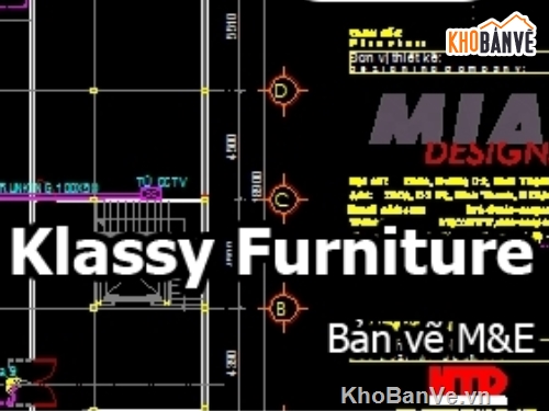 Bản vẽ,Bản vẽ autocad,bản vẽ cad,Klassy Funiture