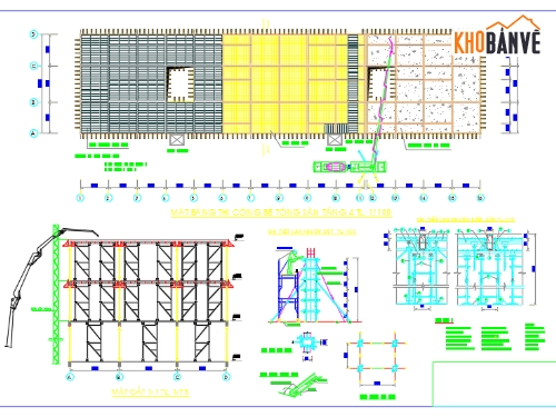 File cad,biện pháp thi công công trình,cad biện pháp thi công cọc,fiel cad biện pháp thi công