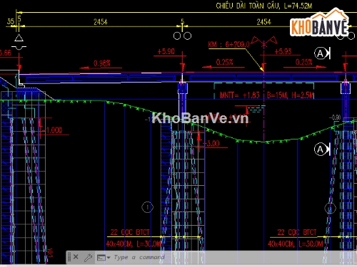 thiết kế cầu,thiết kế cầu tạm,khổ cầu 12m