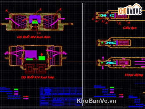 Bản vẽ hệ thống treo,hệ thống ống khói,hệ thống động cơ