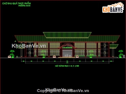 Bản vẽ chợ bách hóa,thiết kế chợ bách hóa,mẫu chợ bách hóa,file cad chợ bách tổng hợp