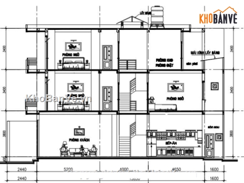 nhà 3 tầng 4x18m,file nhà 3 tầng,bản vẽ nhà 3 tầng,thiết kế nhà phố 3 tầng,mẫu nhà phố 3 tầng
