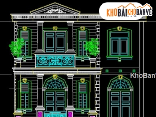 Bản vẽ autocad,Bản vẽ nhà phố,nhà mặt phố,File cad nhà dân rộng 10m