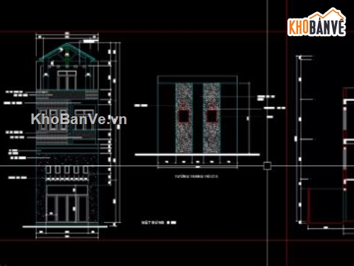 nhà phố 4 tầng,file cad nhà phố 4 tầng,cad nhà phố 4 tầng,autocad nhà phố 4 tầng