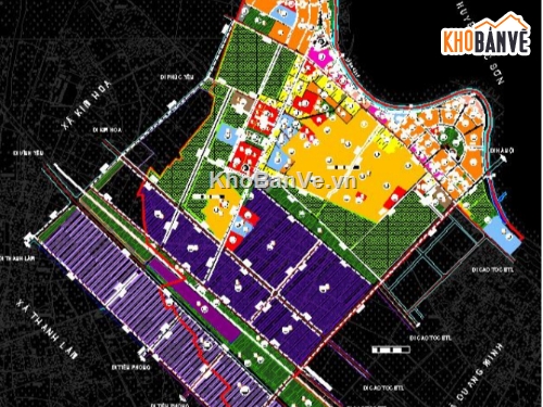 Quy hoạch huyện Mê Linh,đô thị,Bản vẽ quy hoạch