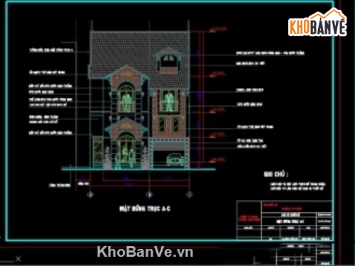 biệt thự 2 tầng,biệt thự phố 2 tầng,biệt thự 2 tầng 9.9x12.5m,kiến trúc biệt thự 2 tầng,bản vẽ biệt thự 2 tầng