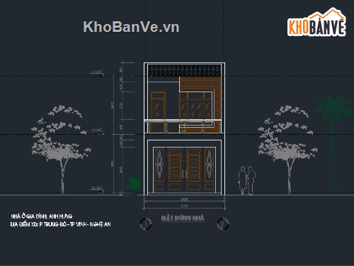 Bản vẽ nhà phố 2 tầng,mẫu nhà phố 2 tầng,thiết kế nhà phố 2 tầng,nhà 2 tầng 5.7x15.89m,kiến trúc nhà phố 2 tầng