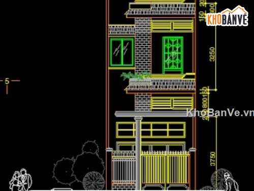 Bản vẽ,Bản vẽ autocad,Bản vẽ nhà phố,nhà mặt phố,thiết kế nhà phố