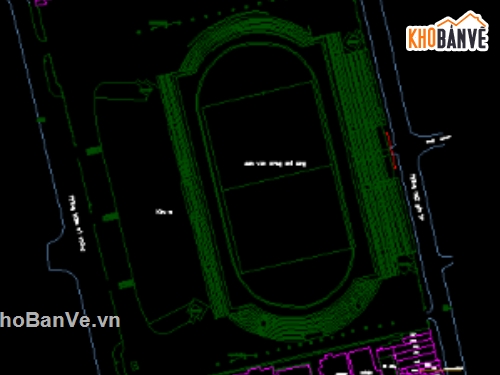 3dmax Sân vận động,cad sân vận động,mặt bằng sân vận động,phối cảnh sân vận động,file cad thiết kế sân vận động