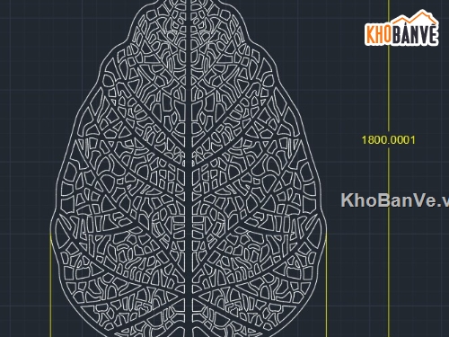 lá bồ đề cnc,file cnc lá bồ đề,mẫu lá bồ đề