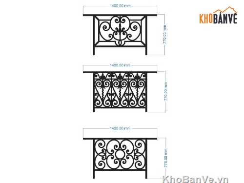 lan can cnc,thiết kế lan can,lan can dxf,File dxf lan can