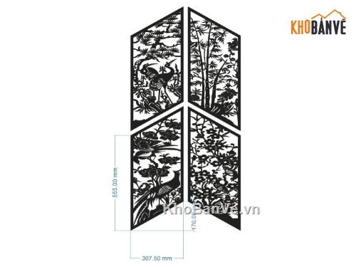 File tứ quý cnc,mẫu tứ quý cnc,cnc tứ quý