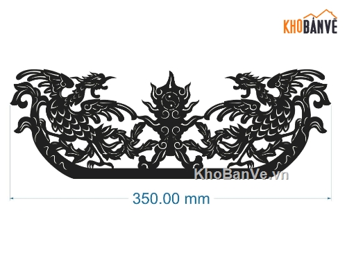 phượng cnc,file cnc cắt con phượng,cnc con phượng