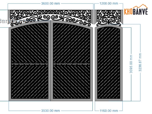 cổng 2 cánh cnc,file cnc cổng 2 cánh,mẫu cổng 2 cánh,cổng chính phụ