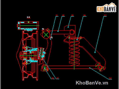 Đồ án,đồ án ô tô,thiết kế hệ thống treo