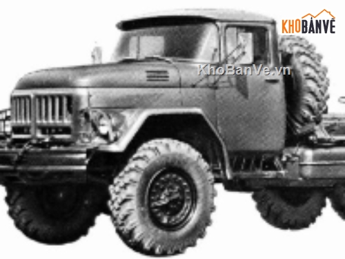 quay vòng xe,ZIL-131B,khảo sát kỹ thuật,đồ án ô tô