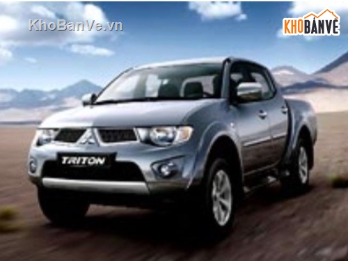 khai thác hệ thống lái,bản vẽ đồ án ô tô,Mitsubishi Triton GLS-MT