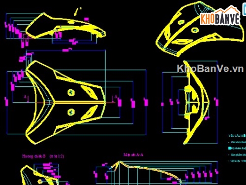 khuôn vỏ mặt nạ xe máy,mặt nạ xe honda,bản vẽ mặt nạ xe