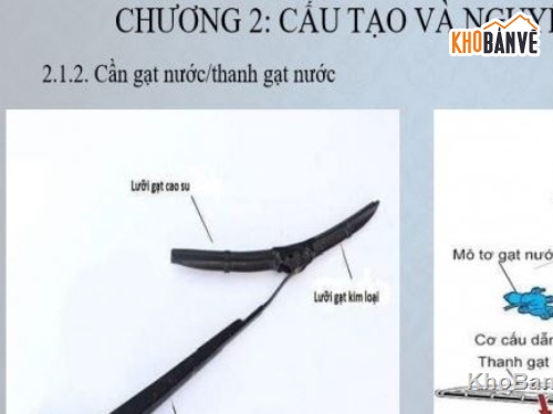 hệ thống xe,đồ án tốt nghiệp mô phỏng hệ thống gạt mưa,hệ thống gạt mưa rửa kính