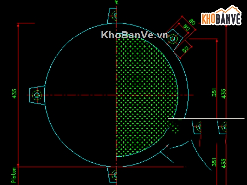 gối chậu,bản vẽ gối chậu,bản vẽ cad gối chậu