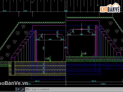 bản vẽ cống,bản vẽ cống bản,bản vẽ cống hộp