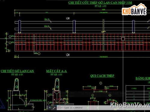 bản vẽ dầm bản,file cầu dầm,file cad cầu dầm