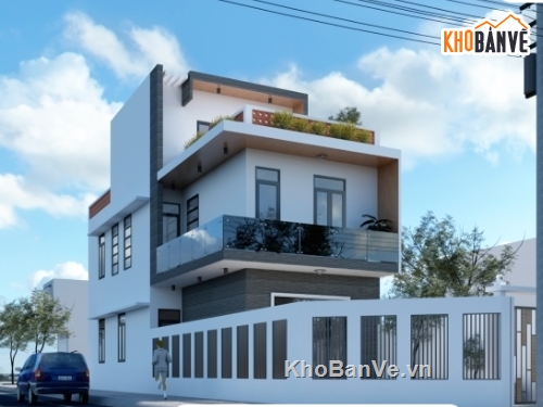 nhà phố  2 tầng 6x17.4m,bản vẽ nhà phố 2 tầng,nhà phố 2 tầng 1 tum,mẫu nhà phố 2.5 tầng,thiết kế nhà phố 2.5 tầng