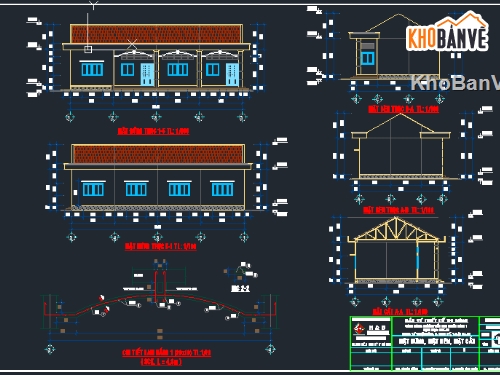 nhà ăn trường học,bản vẽ nhà ăn trường học,thiết kế nhà ăn trường học,thiết kế nhà ăn 8.3x17.2m