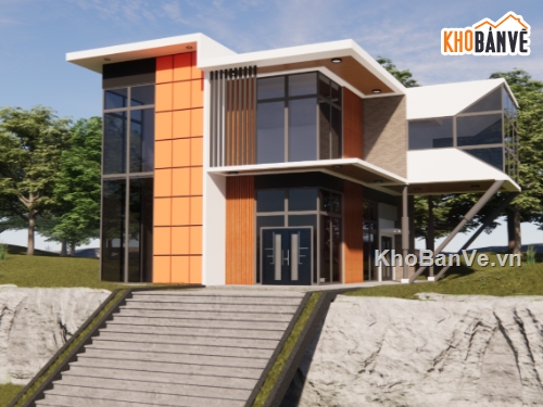 biệt thự 2 tầng,sketchup biệt thự 2 tầng,File sketchup biệt thự 2 tầng,sketchup biệt thự,biệt thự sketchup