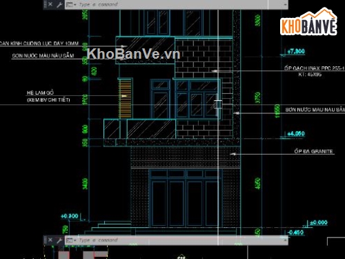 nhà phố 2 tầng,file nhà phố 2 tầng,mẫu nhà phố 2 tầng,cad nhà phố 2 tầng