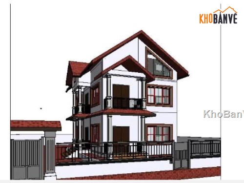 biệt thự 3 tầng,revit biệt thự 3 tầng,file revit biệt thự 3 tầng,biệt thự 3 tầng file revit