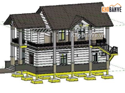 nhà phố 2 tầng,revit nhà phố 2 tầng,file revit nhà phố 2 tầng,nhà phố 2 tầng file revit