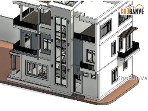 nhà phố 3 tầng,revit nhà phố 3 tầng,file revit nhà phố 3 tầng