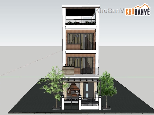 su nhà phố 3 tầng,model su nhà phố 3 tầng,sketchup nhà phố 3 tầng,file sketchup nhà phố,model sketchup nhà phố 3 tầng