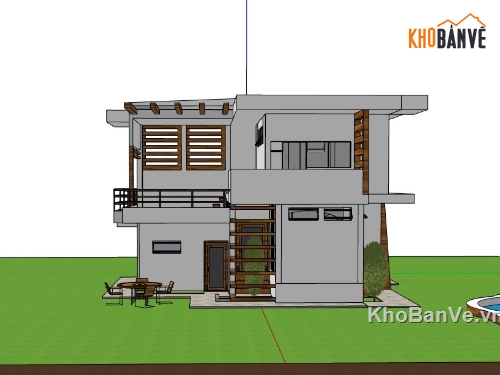 nhà phố 2 tầng,su nhà phố,sketchup nhà phố,su nhà phố 2 tầng,sketchup nhà phố 2 tầng