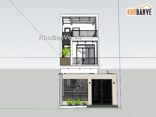 nhà phố 3 tầng,su nhà phố,su nhà phố 3 tầng,sketchup nhà phố,sketchup nhà phố 3 tầng