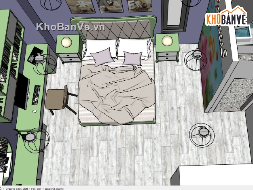 model phòng ngủ đẹp,sketchup nội thất phòng đẹp,phòng ngủ đẹp nhất,file sketchup phòng ngủ