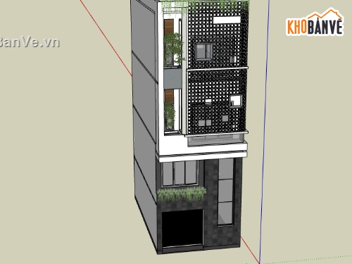 nhà phố 3 tầng file su,Model su nhà phố 3 tầng,File sketchup nhà phố 3 tầng,Model sketchup nhà phố 3 tầng,File su nhà phố 3 tầng