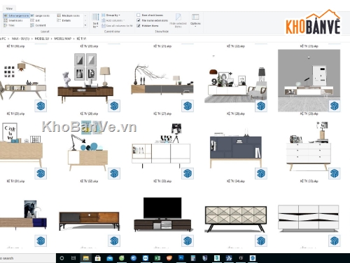 sketchup kệ ti vi,tổng hợp mẫu kệ,sketchup kệ trang trí,kệ ti vi hiện đại