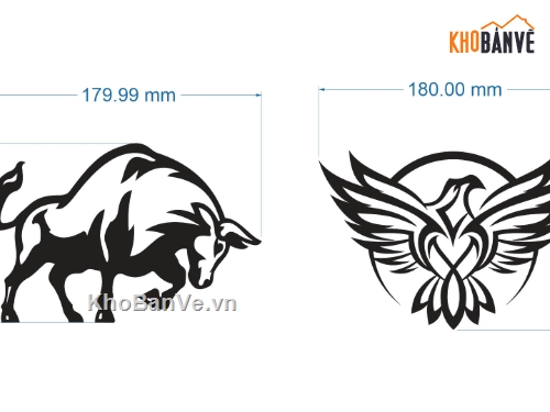 con trâu,mẫu cnc logo,mẫu logo cnc,logo cnc