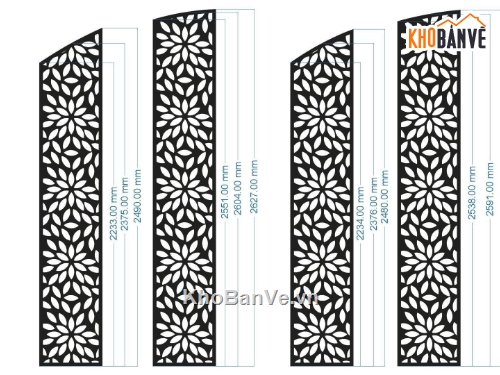 cổng 4 cánh cnc hoa văn,file cnc cổng hoa,mẫu cnc cổng hoa