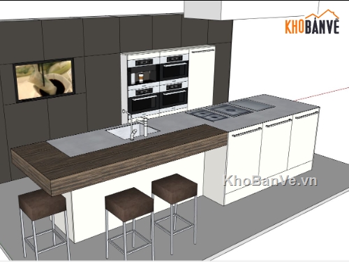 nội thất bếp,model su nội thất bếp,mẫu nội thất bếp