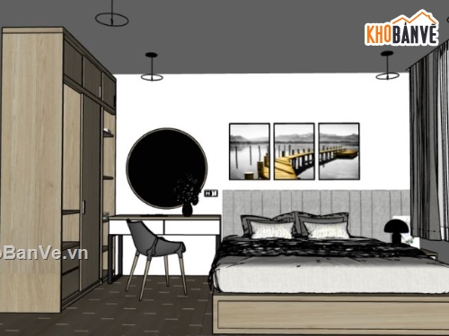 nội thất phòng ngủ,mẫu nội thất phòng ngủ hiện đại,thiết kế phòng ngủ đẹp