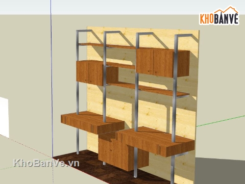 tủ sketchup,mẫu tủ đẹp,model su tủ