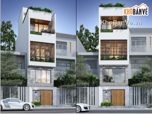 nhà phố,nhà phố hiện đại,nhà phố 4 tầng,nhà phố 3 tầng 1 tum