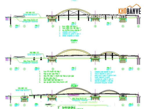 Thiết kế cầu vòm hấp dẫn này sẽ khiến bạn choáng ngợp với độ cao và sự uyển chuyển của cầu. Bạn sẽ thấy một tác phẩm kiến trúc hiện đại đầy ấn tượng.