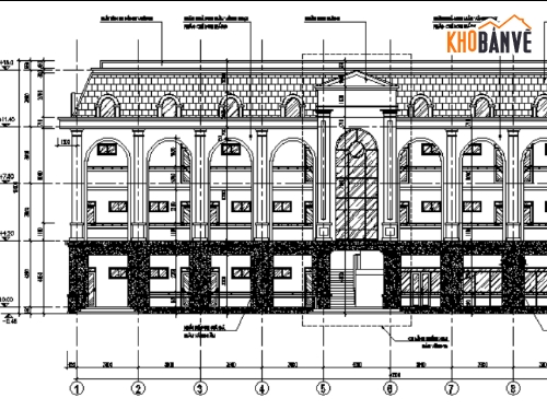 Bản vẽ khách sạn,kết cấu biệt thự,bản vẽ khách sạn