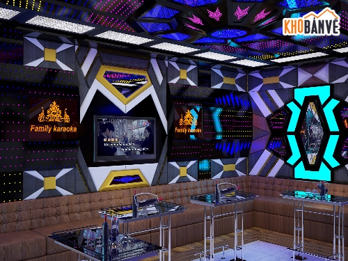 Bản vẽ chi tiết phòng karaoke,thiết kế phòng karaoke,phòng karaoke,3dmax phòng karaoke,CNC