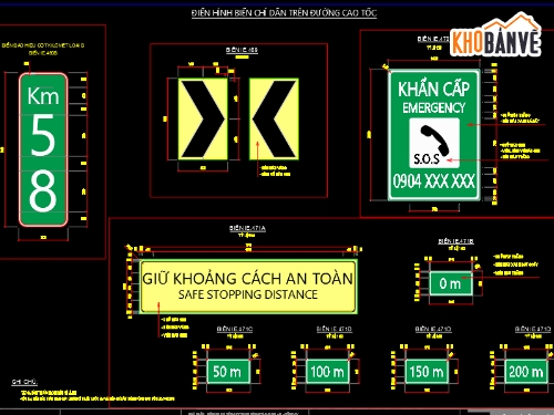 biển báo,biển báo mẫu,biển báo đường cao tốc