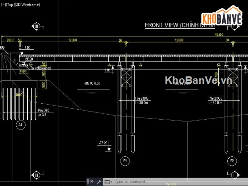 bản vẽ cầu,cầu bản,cầu tạm,bản vẽ cầu tạm,cầu tạm bằng thép